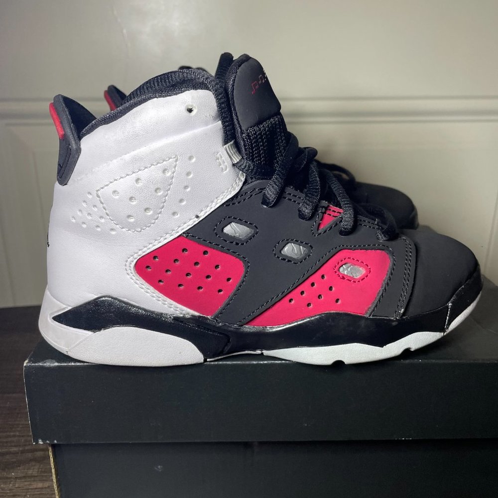 Little Boys/Girls Jordan's -Black, White, Carmine- Size 13c- Like New